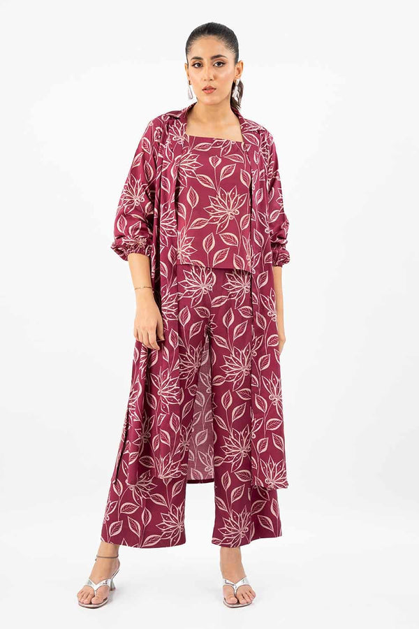 2 Piece Unstitched Printed Linen Suit WNST-42016